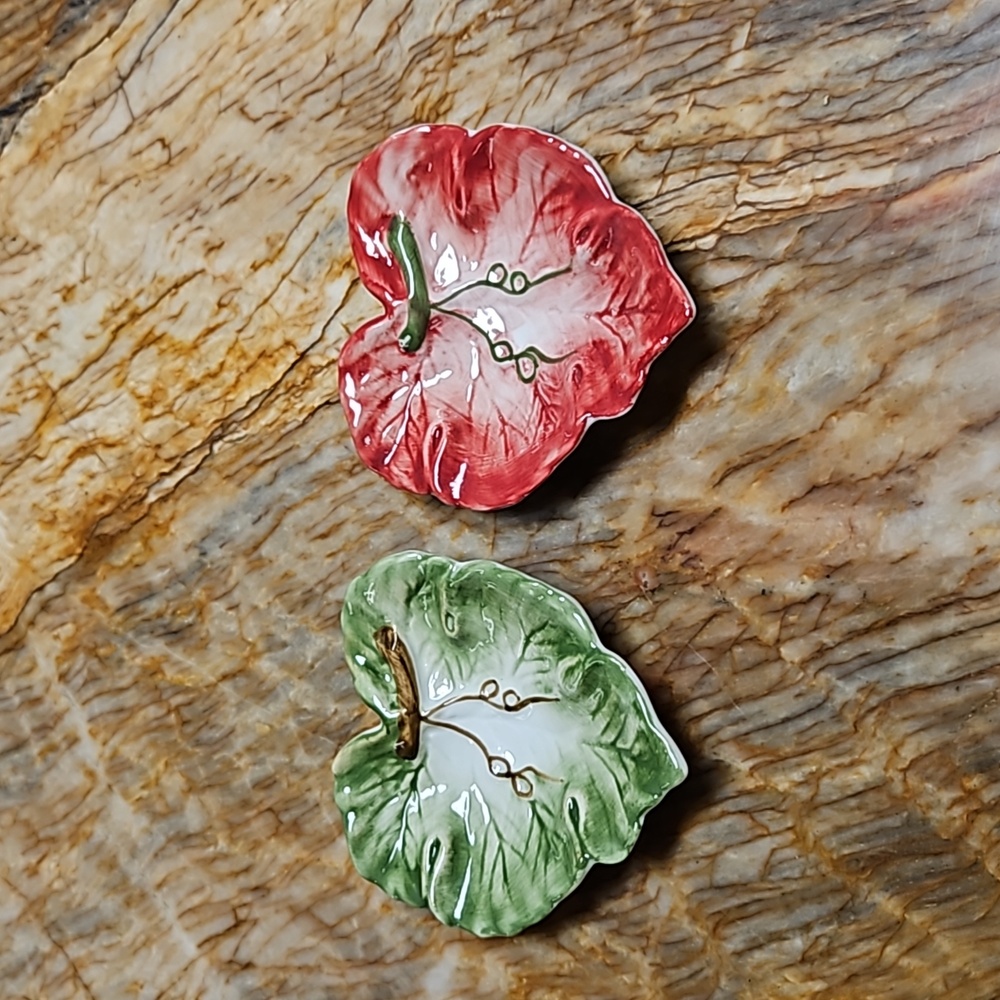 Grape leaf small dish ring Trinket vanity